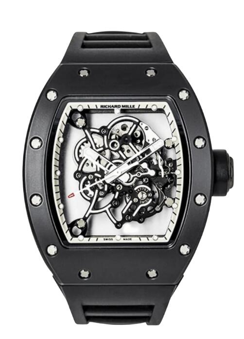 Best Richard Mille RM055 Bubba Watson Ceramic White Drive Americas Replica Watch